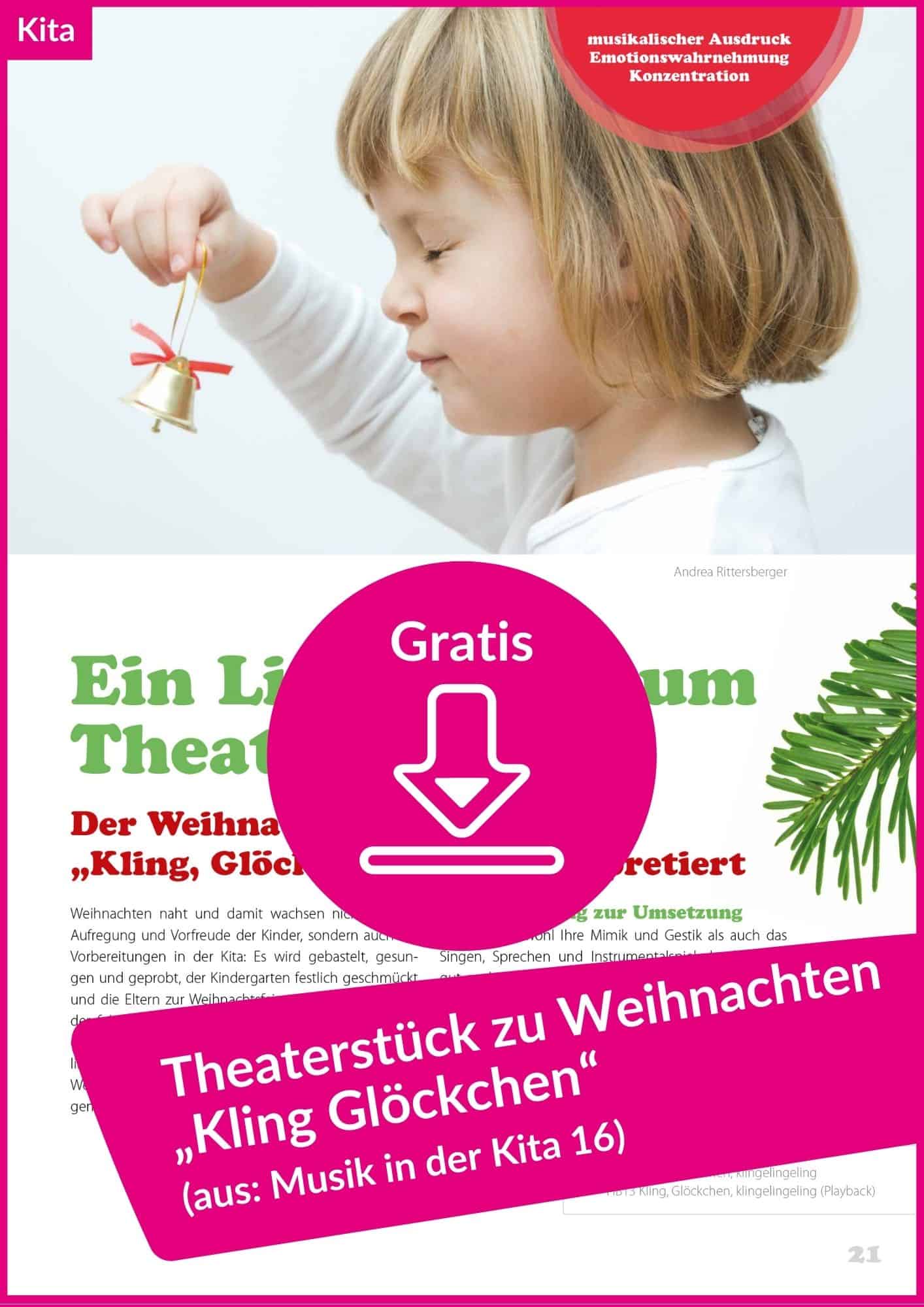 GratisDownload Theaterstück Weihnachten Kindergarten Lugert Verlag